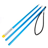3-Piece Fishing Harpoon Aluminum Alloy Fishing Gaff Hook Fork Harpoon Tip with Barbs Diving Spear Sharp Head Fishing Tools