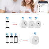 10A/16A/20A US Smart Socket WiFi Tuya Plug Outlet Timing Function Voice Control Smart Life APP Remote Control Smart Sockets