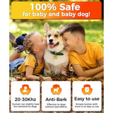 2024 Release Pet Repeller Ultrasonic Training Rechargeable Anti Dog Bark Deterrent Device With LED Flashlight