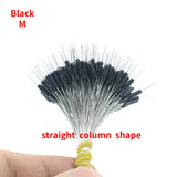 300pcs/lot Silicone Space Bean Stopper 1.0-8.0# Professional Fishing Float Anti-Strand Fishing Line Stopper Fishing Bobber Float