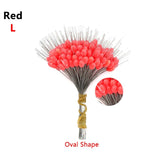 300pcs/lot Silicone Space Bean Stopper 1.0-8.0# Professional Fishing Float Anti-Strand Fishing Line Stopper Fishing Bobber Float