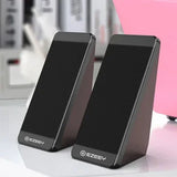 A Pair of Computer Speakers PC Speaker Horn for Laptop Desktop Phone Audio+USB Multimedia Wired Loudspeaker