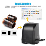 135 Slide Converter Portable Negative Film Scanner - 8 Megapixel CMOS, Convert 35mm/135mm Slides to Digital JPEG