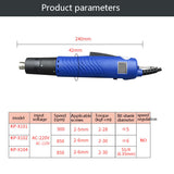 220V Direct Plug-In Power Batch Kit 802 801 S1/4 Driver Electric Screwdriver Repair Tool