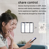 Tuya Smart Wifi Switch+RF Remote 3000W 16A Wireless Temperature And Humidity Monitoring + Energy Consumption Monitor