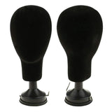 Flocking Foam Mannequin Head Model With Base Bracket Photography Props Adult Mannequin Head Mold Wigs Glasses Hat Display Holder