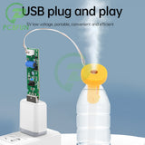 Type-C USB 5V 20mm 1.5-2W Ultrasonic Atomizing Humidifier Module DIY Moisturizing Transducer Mist Maker Atomize Rubber Gaske kit