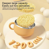 304 Stainless Bowlsteel Anti-Scalding Instant Noodle Bowl Dustproof Ramen Meal Salad Lunch Box Separate Noodles From Soup Water