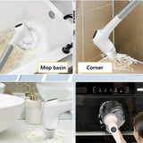 Multi Functional Electric Multi-purpose Wireless Home Cleaning Kitchen Sweeping Soft Bristled Brush