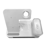Wireless Charger 3 in1 S23 S22 S21 Ultra 30W Fast Charging Station Watch 5/5 Pro/4 Chargers Stand New Alarm Clock Night Light