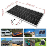 300W Solar Panel 18V Rigid Glass Solars Panels Monocrystale High-efficiency Chargig Outdoor Sola r Cell For Home/Camping