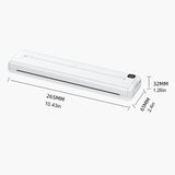 A4 Paper Portable Thermal 1000mAh Pocket Photo Document Wireless Bluetooth Printer for Android iOS Laptop