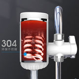 Tankless Electric Hot Faucet Kitchen Instant Heating Tap Heater Bathroom Accessories Water Boiler