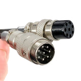 8 Pin Female To Male Mic Microphone Extension Cable for WORKMAN EX8 Yaesu ICOM KENWOOD CB HAM Radio Walkie Talkie Accessories