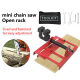 Mini Vertical Cutting Guide Plate Opening Frame Wood Chain Saw Attachment