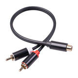 RCA Cable 2 RCA Male To 1 RCA Female Adapter Audio Cable Aux Cable For Iphone Edifer Home Theater DVD VCD Headphones