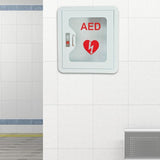 AED Cabinet with Snap Lock and Industrial Grade Steel Metal Plate - For Office, Emergency Vehicles, Public Places, Social Clubs.