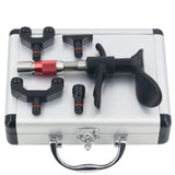 Portable Massage Gun with 4 Heads - Chiropractic Adjusting Tools, Correction Spinal Massager. 10 Levels for Body Relaxation and Spine Care.