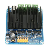 30A DC 5V-12V Motor Control Module H Bridge Dual Channel Drive Controller Board DHB-1A Motor Control Module