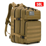 30L or 50L Military Hiking Bag Men Women Sports Trekking Hunting Nylon Tactical Backpack Outdoor Travel Fishing 3P Attack Pack
