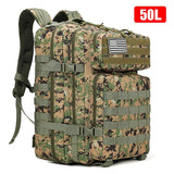 30L or 50L Military Hiking Bag Men Women Sports Trekking Hunting Nylon Tactical Backpack Outdoor Travel Fishing 3P Attack Pack
