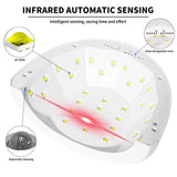 30LEDS Nail UV Dryer Lamp Kit With Nail Art Tools Set for Manicure Sand Files Buffer Sponge Block Brush Nails Salon Accessories