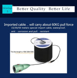 30M 4.3" Inch 1000tvl Underwater Fishing Video Camera Kit 12 PCS LED  IR  Lights Video Fish Finder Lake Under Water fish cam