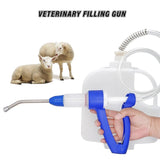 30ML Automatic Drencher Animal Continuous Feeding Gun for Goat Cattle Backpack Medicine Pot Drenching Gun with Bottle