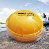 Wireless Sonar USB Rechargeable Bluetooth-Compatible Boat Depth Fishing Fish Finder 2.4GHZ 90-Degree Radiation Angle