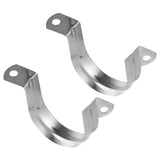 10 Stainless Steel U-Shaped Clamps, Half For Fittings Pipe Clamp -80Mm