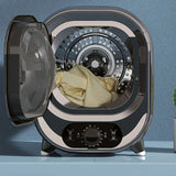 220V 300W Household Small Drum Dryer Clothes Baby Underwear Mini Quick Drying hine Blue Light Antibacterial