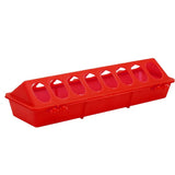 30cm Chicken Feeder Fountain 16 Holes Poultry Ground Feeder Plastic Clamshell Feeding Chicken Groove Farm Breeding Supplies