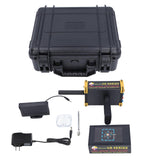 Metal Detector 1000m Range 35m Depth Underground Gold Silver Copper Locator with Voice Alarm Front LED Light US Plug 100?240V