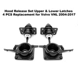 & 4 PCS Replacement for Voo VNL 2004-2017 Hood Release Set Upper Lower Latches