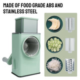 Manual Rotary Potato Chip Slicer Cutter Kitchen Gadget Shredded Potato Cheese Machine 3 in 1 Vegetable Chopper Multifunction