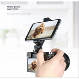 Rotatable Phone Holder Clamp Clip Adapter with 1/4 inch Cold Shoe Mount for Smartphone Micphone LED Light Mounting