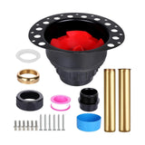Freestanding Bathtub Drain Set with Metal Tailpiece Plastic Adapter Easy Installation for Floor Mounted and Copper Tubs