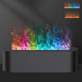 1pc 5.07oz Mini Air Humidifier Flame Aromatherapy Machine Home Flame HumidifierAromatherapy Atmosphere Light