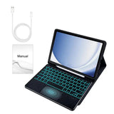 Case Latency-free Colorful Backlit Keyboard Cover for Samsung Tab A9 Plus Wireless Bluetooth with Protective