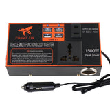 RV Socket Outlets DC 12V/24V to AC 110V/220V Camper Car Inverter Power Adapter Converter Cigar Lighter Plug USB Chargers 8 Ports