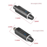 New 2.4G XLR Wireless Transmitting & Receiving System Dynamic Condenser Microphone Reverberation Adjustment