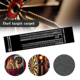 Heavy Duty Professional Darts Mat with Throw Checkouts, Points, and Ring Protector for Dart Game