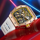 New Full Automatic Mechanical Men Watch ONOLA Brand Fashion Hollow Luxury Watches Men Waterproof Clock