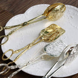 Home Salad Cake Multifunction Vintage Food Tong Bread Clamp Dessert Clip Barbecue Tools For Kitchen Utensils