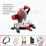 Multifunctional Electric Aluminum Sawing hine 45 Degree Cutting Miter Saw Household Woodworking Power Tool 220V 1800W