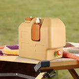 20L Portable Jug with Spigot and Soap Dispenser - Water Storage Carrier for Camping, Fishing, Picnic, Hiking