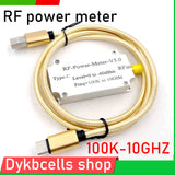 100Khz-10GHZ V5 RF Meter USB Communication Data Export Power DetectorRttenuator Calibration Measure For Radio Amplifier
