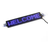 12V Car Programmable Sign Moving Scrolg Message Board Screen Mini LED HD Text Digits Pattern Display