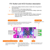 PD3.1 28V Quick ReCharge Trigger Automatic Digital Display Meter Ammeter Voltage Current Detector Board