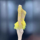 New fashionable short jumpsuit, sexy tight fitting yoga and Latin dance training suit